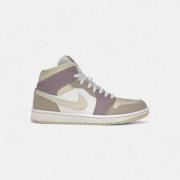 Hoge Sneakers Nike Jordan 1 Mid Light Orewood Brown Taupe Grey (Women'...