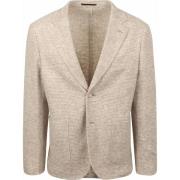 Blazer Suitable Knitted Colbert Unlined Beige