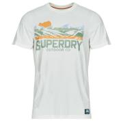 T-shirt Korte Mouw Superdry Outdoors Mountain Rlxd Tee