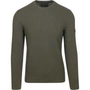 Sweater Marc O'Polo Pullover Ribbed Groen