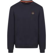 Sweater Napapijri Badge Sweater Navy