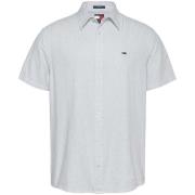 Overhemd Korte Mouw Tommy Jeans Overhemden--Mannen