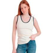 Top Admas Tanktop Canale Hilo Contraste