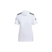 Polo Shirt Korte Mouw adidas Polo Squadra 25 blanc