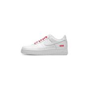 Lage Sneakers Nike Air Force 1 Low White Supreme