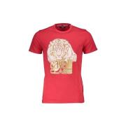 T-shirt Korte Mouw Roberto Cavalli qxt61wjd0606406f0arosso020002xl
