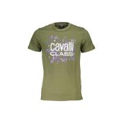T-shirt Korte Mouw Roberto Cavalli qxt61ujd06064a694cverde040502xl