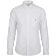 Overhemd Lange Mouw Gant REG CLASSIC POPLIN SHIRT 2601.3000100