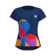 T-shirt Korte Mouw Bidi Badu T-shirt Bidi Badu Twiggy Capsleeve bleu f...