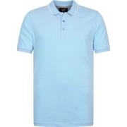T-shirt Suitable Oxford Polo Lichtblauw