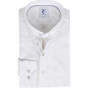 Overhemd Lange Mouw R2 Amsterdam R2 Overhemd Uni Wit