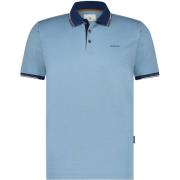 T-shirt State Of Art Pique Polo Lichtblauw