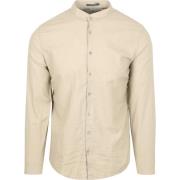 Overhemd Lange Mouw No Excess Overhemd Linnen Blend Beige