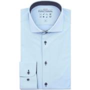 Overhemd Lange Mouw Pure Shirt Blauw