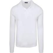 Polo Shirt Lange Mouw Suitable Pullover Riva Knit Ecru