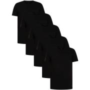 T-shirt Korte Mouw Lyle &amp; Scott Set van 5 basic lounge T-shirts
