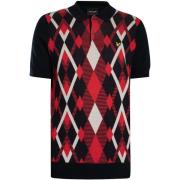 Polo Shirt Korte Mouw Lyle &amp; Scott Katoenen poloshirt met argyle-p...