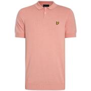 Polo Shirt Korte Mouw Lyle &amp; Scott Katoenen gebreide polo met kort...