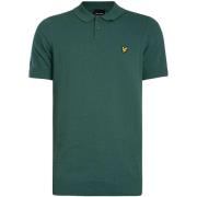 Polo Shirt Korte Mouw Lyle &amp; Scott Katoenen gebreide polo met kort...