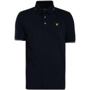 Polo Shirt Korte Mouw Lyle &amp; Scott Poloshirt met fijne boord