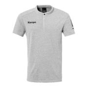 T-shirt Kempa Polo manches courtes Status gris