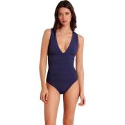 Badpak Admas 1-delig dubbel geruit zwempak Cruisery