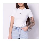 T-shirt Korte Mouw Calvin Klein Jeans Camisetas Mujer Modèle Lv047f841...