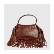 Handtas Nunoo Betty Fringe River Brown