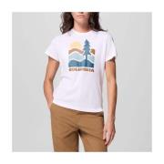 T-shirt Korte Mouw Columbia Camisetas Mujer Modèle Ruby Springs Graphi...