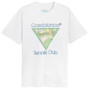 T-shirt Korte Mouw Casablanca T-SHIRT TENNIS CLUB ICON WHITE