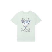 T-shirt Korte Mouw Casablanca PAR AVION T-SHIRT GREEN