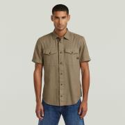 Overhemd Korte Mouw G-Star Raw D19751-D454-C982 TURF