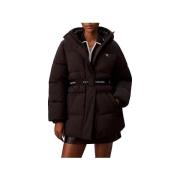 Donsjas Calvin Klein Jeans Doudoune Belted Midweight Puf ceinturée