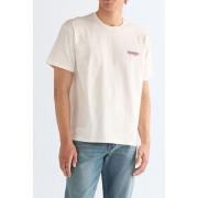 T-shirt Korte Mouw Wrangler 112378450-WORN WHITE