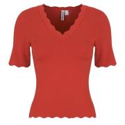 Blouse Pieces PCJULINE SS V-NECK KNIT