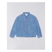 Overhemd Lange Mouw Edwin I036464.01.47 WORKMAN SHIRT-LIGHT STONE WASH