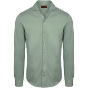 Overhemd Lange Mouw Suitable Sorona Hemd Mid Grün