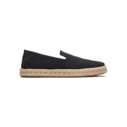 Espadrilles Toms Santiago 10019869 Black Recycled Cotton Canvas 3128