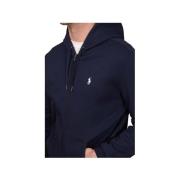 Sweater Ralph Lauren Sweatshirt zippé à capuche bleu marine