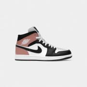 Hoge Sneakers Nike Jordan 1 Mid White Rust Pink Black