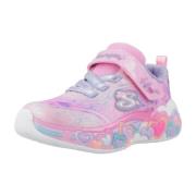 Lage Sneakers Skechers Zapatillas Niña Modèle Eternal Heart Lights