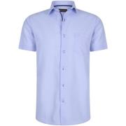 Overhemd Cappuccino Italia Korte Mouw Sky Blauw
