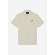 Overhemd Korte Mouw Lyle &amp; Scott Short sleeve linen blend shirt