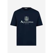 T-shirt Korte Mouw Aquascutum Big logo t-shirt