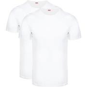T-shirt Levis T-shirt Solid Crew Wit 2Pack
