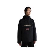 Parka Jas Napapijri Veste Rainforest Winter 3 noire à capuche ajustabl...