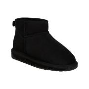 Enkellaarzen EMU Bottines Stinger Micro en daim noir