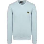 Sweater Lyle &amp; Scott Lyle Scott Sweat Crewneck Opal Blauw