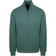 Sweater Lyle &amp; Scott Lyle Scott Sweat Half Zip Everglade Groen
