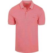 T-shirt Gant 2Tone Piqué Poloshirt Rood